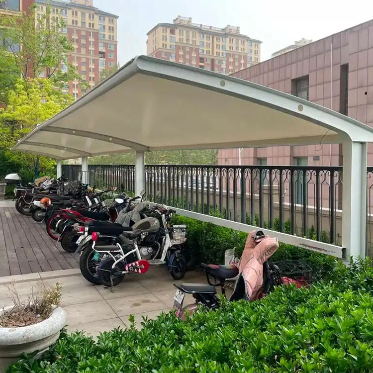 永登县膜结构电动车棚